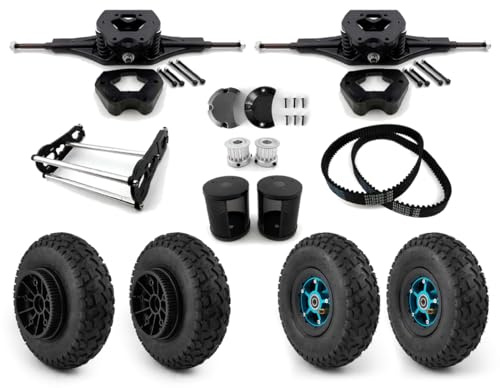 L-faster Mountain Skateboard Halterung Kompatibel mit N63 Riemenantrieb Motor Montage Achsen für All Terrain Skateboard 9 Zoll Radsatz