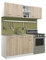 haaus Zona de cocina Kara, roble Sonoma/blanco, L 180 cm