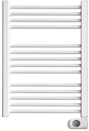 HJM Radiateur sèche-serviettes basse consommation NOOR 500, programmation 24/7, turbo 2 heures, 500 W, blanc