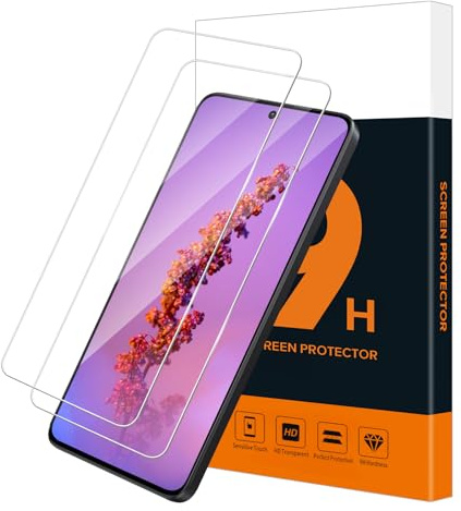 Carantee Verre Trempé pour Xiaomi Redmi Note 13 Pro 4G/5G(6,67 Pouces), Haute Sensibilité Protection Écran, 9H Dureté, 2,5D Bubble Free, 0.33mm HD Xiaomi Redmi Note 13 Pro Vitre Protection (2 Pack)