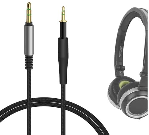 Geekria Apollo Upgrade Kabel für AKG K430 K450 K451 K452 Q460 K480, JBL J55 J55 A j55i J88 J88 A j88i Kopfhörer und/geflochtenes verwicklungsfreies Premium Kopfhörer Ersatz Audio Kordel