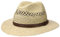 Lipodo Steven Traveller Strohhut Damen/Herren - Hut aus 100% Stroh - Sonnenhut Made in Italy - Sommerhut mit Ledergarnitur - Naturfarben Natur M (56-57 cm)