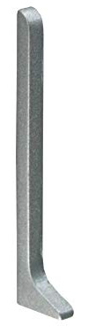 Höhe: 80 mm FUCHS Linkes Endstück Aluminium eloxiert silber matt