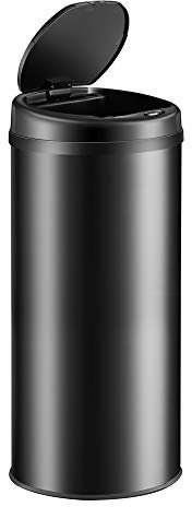Deuba Sensor Abfalleimer 40L Automatischer Mülleimer LED Anzeige Müllbehälter berührungslos Bewegungssensor wasserdicht
