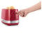 De'Longhi Active Line 2-slot toaster, reheat, defrost & 6 browning settings, removable crumb tray, CTLA2003.R, Red
