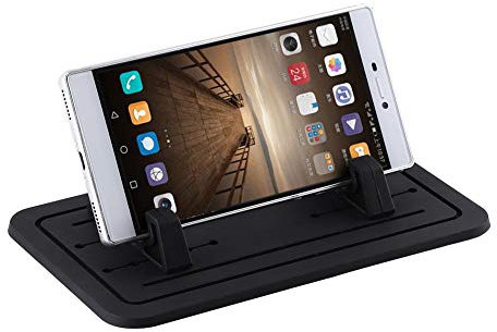 Nikou Silicone Holder Van, Car Phone Holder Mount Adjustable Universal Silicone Strong Adsorption Gel Car Dashboard Mobile Phone Mount Portable Holder Cradle Stand
