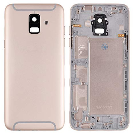 swark Akku Deckel Backcover Kompatibel mit Samsung Galaxy A6 (2018) SM-A600F/DS, SM-A600FN/DS, SM-A600A/DS, SM-A600G/DS, SM-A600GN/DS (Gold) Akkudeckel Replacement