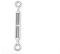 Tenditore occhio - occhio DIN 1480 - M16 acciaio zincato