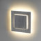 lambado® Premium LED Wandeinbauleuchte für Schalterdose - Treppenbeleuchtung 230V in Alu Gebürstet für Innen - 1.5W ColorSwitch 3D Lichteffekt für Ambiente & Sicherheit im Dunkeln
