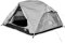 MSPORTS Campingzelt Premium Ultraleicht Zelt auswählbar für 2 oder 3 Personen Würfelzelt Wasserdicht Winddicht Kuppelzelt Zelt (Silbergrau, 3 Personen - 237 x 134 cm)