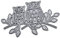 Yushu - Metall-Stanzformen mit Eulen-Motiv, für Bastelarbeiten, Scrapbooking, Album, Papierkarten, Schablone, für Bastelarbeiten, Sammelalben und Briefmarken, für Halloween-Dekoration.