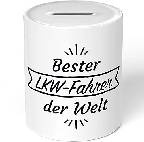 JUNIWORDS Spardose Sparbüchse, Bester LKW-Fahrer der Welt (1002498)