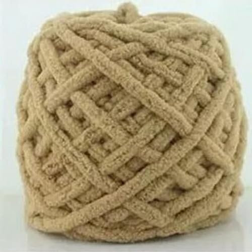 JIALIU 2pcs buntes handgestricktes Garn für Färbeschal Handstricken weiches Milch-Baumwollgarn Dickes Wollgarn Riesenwolldecke