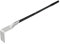 Colcolo Pizza Oven Hook Ash Hook Kitchen Utensils Long Handle Ash Rake for Grill Cleaning Tools, A
