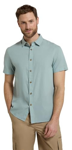 Mountain Warehouse Weekender Short Sleeve Mens Shirt Light Bl XL
