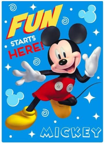 arlis Plaid in pile Mickey Disney 100 x 140 cm (Plaid Mickey Disney)