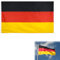 Deutschlandfahne,Deutschland Flagge,90 x 145 cm Deutsche Fahne,Deutschland Banner,mit Messing-Ösen,1 Stück
