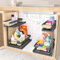 Yawinhe Unter Waschbecken Regal, 2 Etagen Metall Küchen Organizer, Herausziehen Schrank Veranstalter, für Bad, Home Cabinet Organisation, 2-Pack, Schwarz