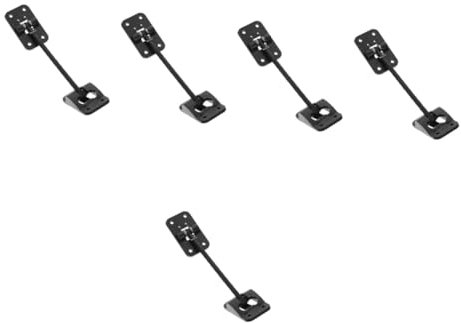 iplusmile 5 Sets Anhängertürverriegelungshalter Rv-fliegengittertürverriegelung Hochleistungs-rv-türbeschläge Für Wohnmobilanhänger