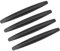 WeddHuis 4Pcs Protezione Portiere Auto, Auto Gummi Türkantenschoner, Paracolpi Portiere Auto (Nero)