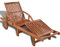 LXYZWRW Furniture Select Sonnenliege Akazienholz massiv