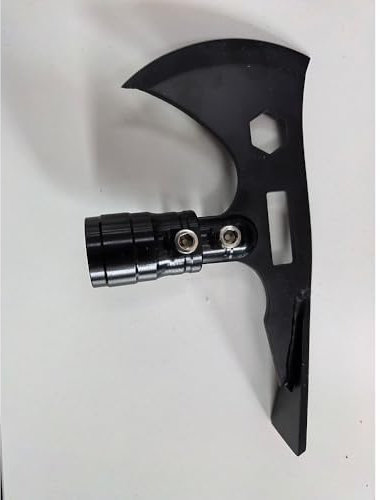 Purple Dragon Garten Axt 9 in 1, Survival Camping Axt mit Hacke, Multitool Tragbare Überlebensausrüstung mit Messer Outdoor, Scharfe Bushcraft Beil für Wandern