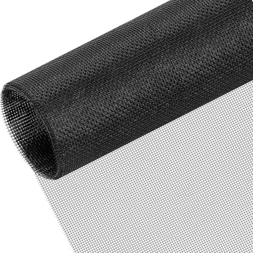 MLEJU Zanzariera per Finestra 120CM * 250CM,Nero