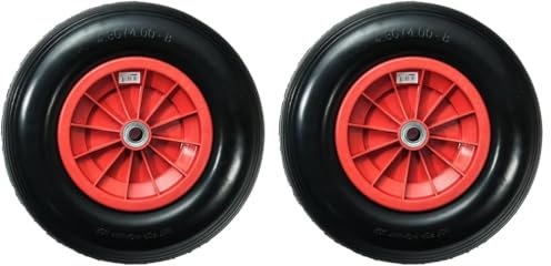 Roue increvable 15'' 385x75 WERKA PRO Alésage 25 mm (Lot de 2)