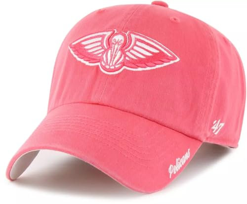 47 New Orleans Pelicans Damen Luminence Cheer Candy Apple Clean Up Cap - NBA Adjustable Relaxed Fit Damen Baseball Dad Hat
