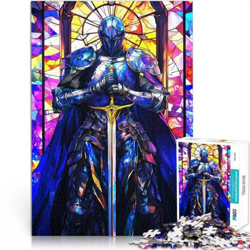 1000-Teile-Puzzle für Erwachsene Spielspielzeug Paladin in Seiner Macht Geeignet für die Schreibtischdekoration38x26cm