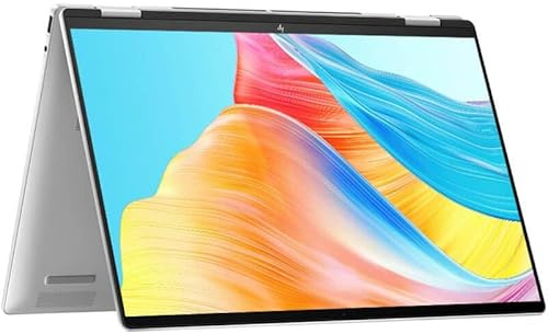 HP Envy x360 16-ac0003na 2-in-1 Laptop, Silver, Intel Core Ultra 5 125U, 8GB RAM, 512GB SSD, 16 2880x1800 2.8K OLED Touchscreen, 1 YR WTY + EuroPC WTY Assist, (Renewed)