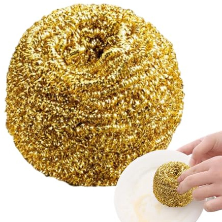 Sponge a filo di rame - Sfrutta per pulizia del filo di rame scrubber a piattos | Accumulo domestico Remover in acciaio inossidabile vaso sporco perfett perfett per padella, griglia per barbecue