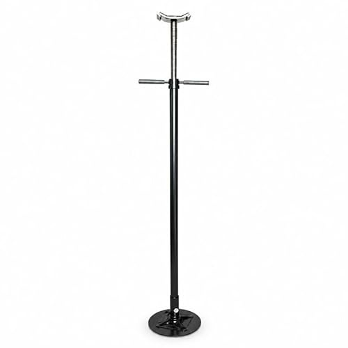 GEAR4GARAGE 0.75 Ton Exhaust and Transmission Support Stand 750kg Capacity Height 1360 to 2030mm Screw Adjustment with Spinner Nut and Ball Bearing Thrust Race Workshop Jack Stand