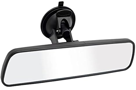 Auto Rückspiegel Weitwinkel-Auto-Innenspiegel mit Saugnapf 200 x 60 mm, universeller Rückspiegel for die Windschutzscheibe