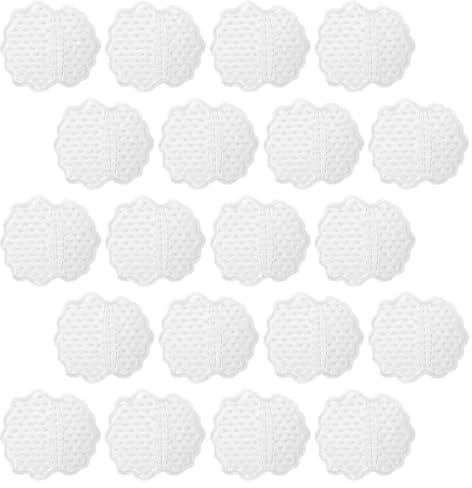Achselschweißpads 20 Stück, Hautfreundlich Atmungsaktiv, Weiß | Einweg Schweißpolster aus Vlies, Polymer Absorber und Pe Folie, Diskret Haftend, Leicht Anzuwenden