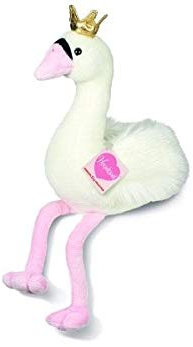 Teddy Hermann Herzekind 94101 Schwan Moonlight (weiß) 40 cm, Kuscheltier, Plüschtier