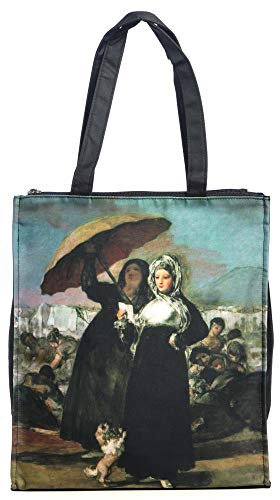 LUCKYWEATHER Shopper Einkaufstasche Twin Double Bag Damen Motiv Goya WOMAN READING A LETTER