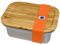 Brotzeit Woody - Lunchbox aus Edelstahl mit Bambusdeckel