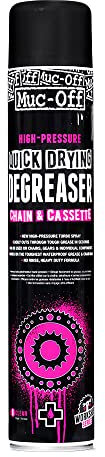 Muc-Off Dégraissant à Séchage Rapide pour Chaînes, 750 Millilitres - Dégraissant Haute Pression pour Chaînes et Cassettes de Vélo - Convient à Tous Les Vélos