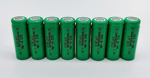 N20 Solar 2/3 AAA 1.2V 400mAh Rechargeable Batteries for Solar Lights - 8 Pack - Ideal for Garden Light Use - Long-Lasting Solar Light Batteries - Eco-Friendly Power Solution