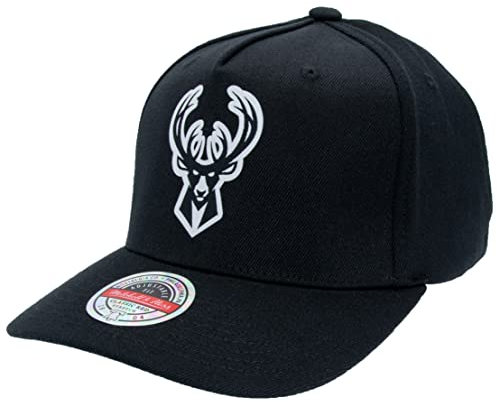 Mitchell & Ness NBA Fuse 2.0 Classic Red Snapback - Milwaukee Bucks