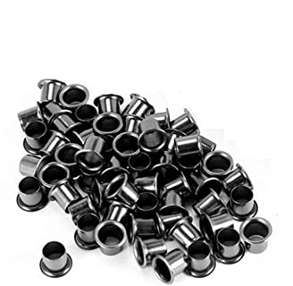 Daweglop Lot de 50 œillets pour bricolage Kydex Gaine 6 mm Rivet Pièces d'outils à main Kit d'outils de perçage de trous à œillets