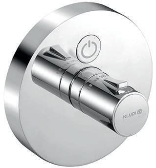 Kludi UP-Thermostatarmatur PUSH Feinbaus mit Funktionseinheit rund chrom 1 pièces