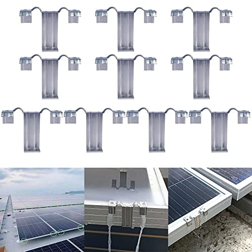 Solarpanel Wasserablauf Clips aus Edelstahl Entwässerung Clips Photovoltaik Panels Wasser Abgelassen Weg Clip PV Module Reinigung Clips für Wasser Ablauf Photovoltaik Panel Ablauf Clips-35