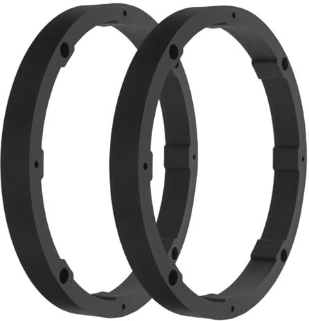 VINTORKY 2pièces Entretoises De Haut-parleur Pour Voiture Anneaux Adaptateurs Universels Pour Haut-parleurs Améliorez La Qualité Sonore Avec Ces Supports Robustes Et Durables