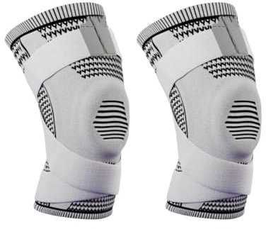 MEIION AktivLife 2.0,Kniebandage für Herren und Damen - Rutschfeste, Atmungsaktive Knieorthese für Sport und Krafttraining Unisex