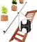 Treppenhandlauf Handlauf Rustikal Schwarz Schmiedeeisen Treppengeländer 80-600cm Industrie Wind Sicherheitsgeländer für alte Kinder Flur Wasserrohr Handlauf Indoor Outdoor