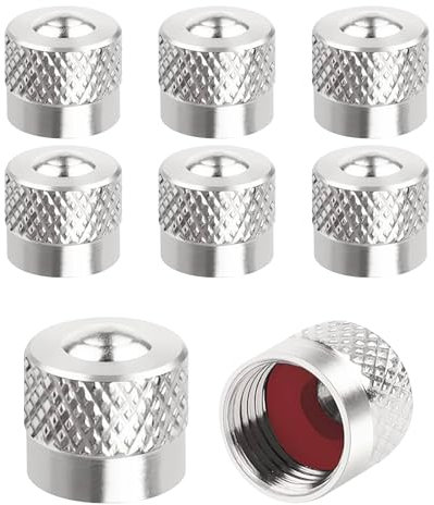 Flaconi 8PCS Auto Ventilkappen,Ventilkappen Motorrad,Ventilkappen,Ventilkappen Auto Metall,Autoventil Kappe,Ventilkappen Fahrrad,Autoreifen Ventilkappen,Reifenventilkappen für Auto Motorrad Fahrrad