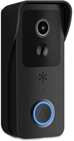 HPHPH Video Doorbell Camera, 1080P Video Doorbell 5G Dual Outdoor Door Bell Waterproof IP54 Battery Intercom Smart Home Wireless Door Phone Camera,Smart Home Devices(Nero)