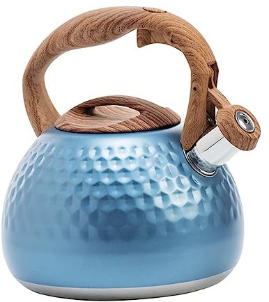 OFFSCH Stabiler Edelstahl Pfeifkessel 2,5l Pfeiftopf Küchenhelfer Klangkessel Wasserkocher Für Tee Kaffee Und Heißgetränke